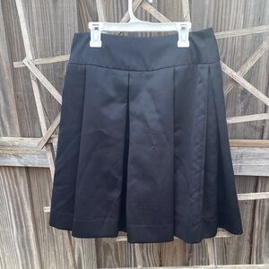 Connected Apparel Black A-Line Skirt Size 8